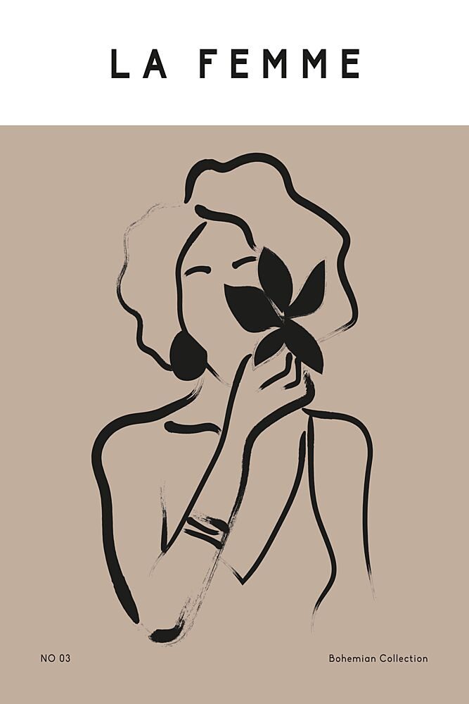 Lafemmeportrait art print by Treechild for $57.95 CAD