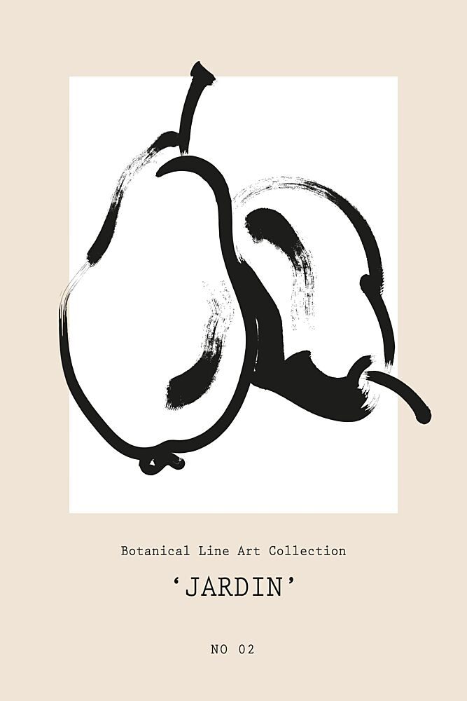 Jardinbotanicalline art print by Treechild for $57.95 CAD