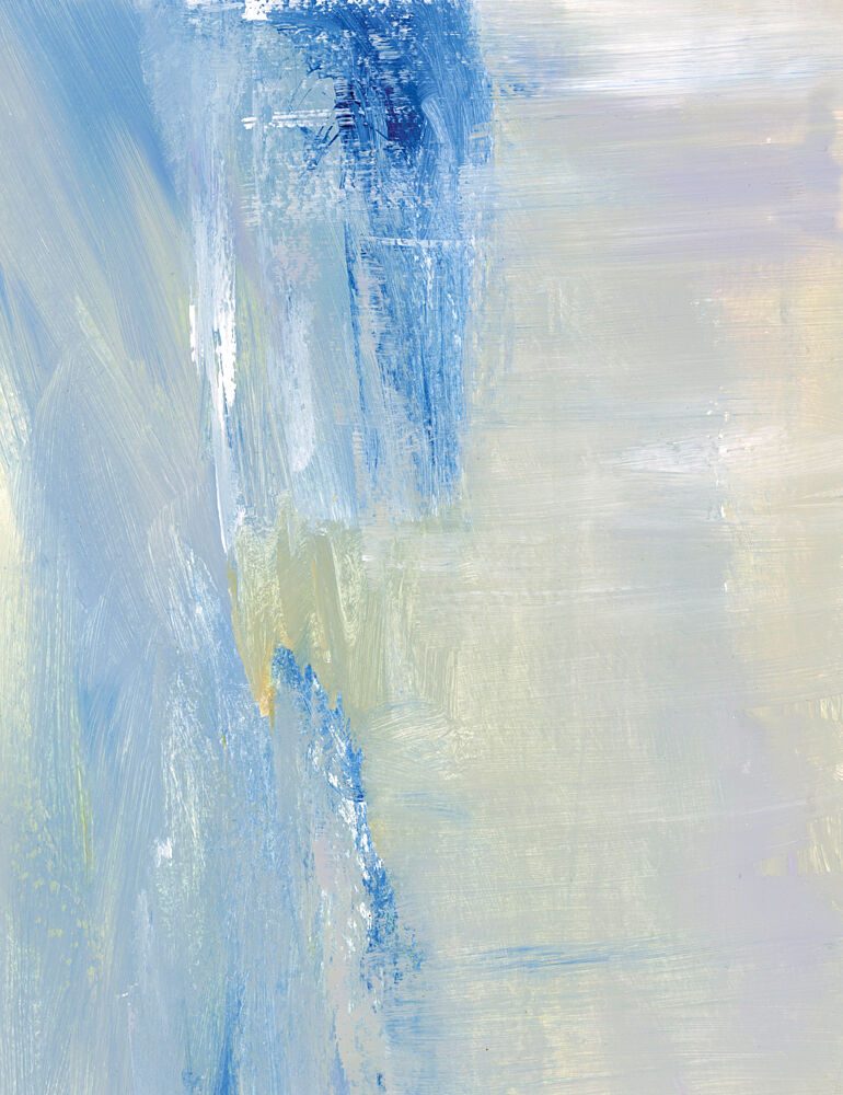 Abstract Blue Serenity art print by Breanna Megan Studio for $57.95 CAD