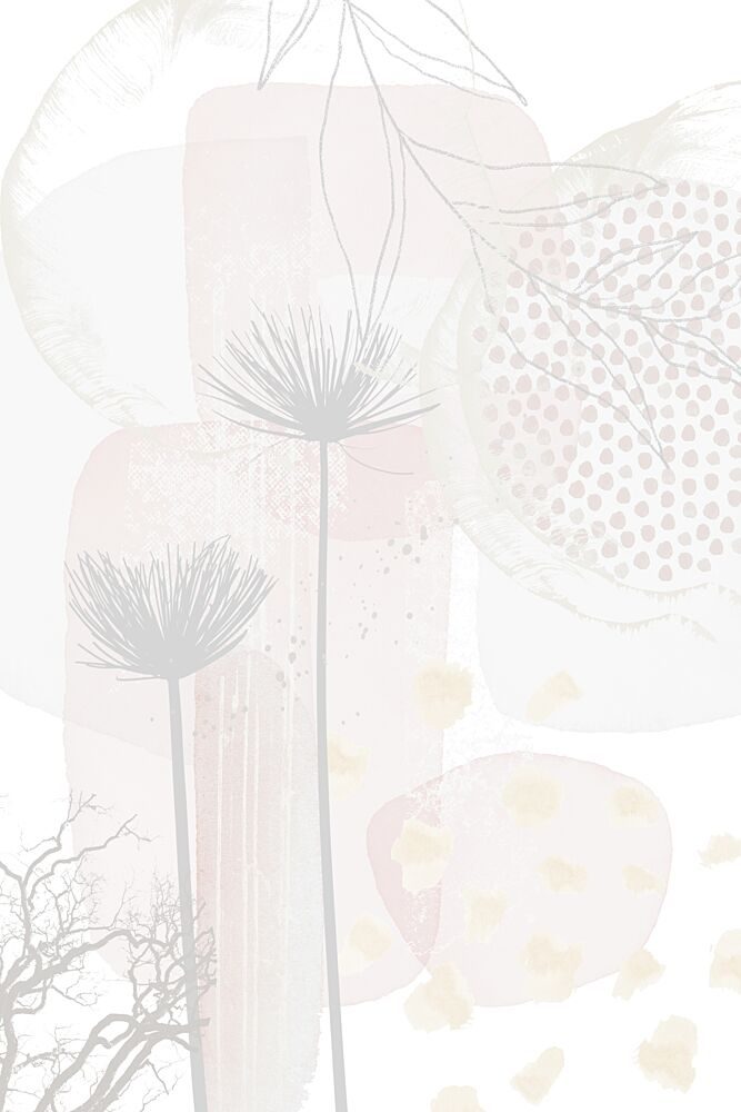 Soft Abstract Botanicals art print by Sally Ann Moss for $57.95 CAD