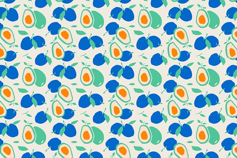 Fruitpatternno12 art print by Treechild for $57.95 CAD