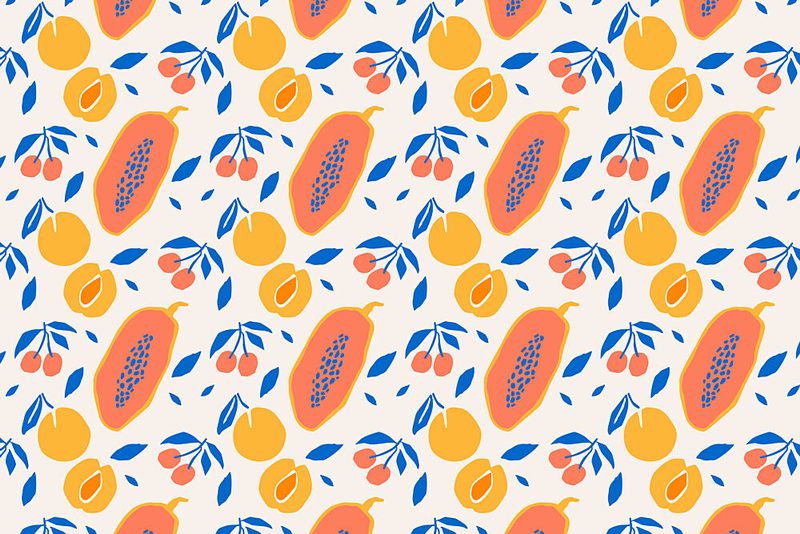 Fruitpatternno20 art print by Treechild for $57.95 CAD
