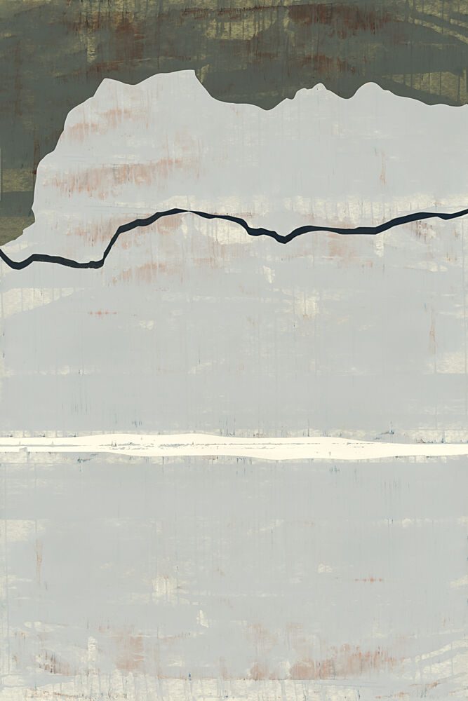 Serene Mountain Abstract art print by Cartissi for $57.95 CAD