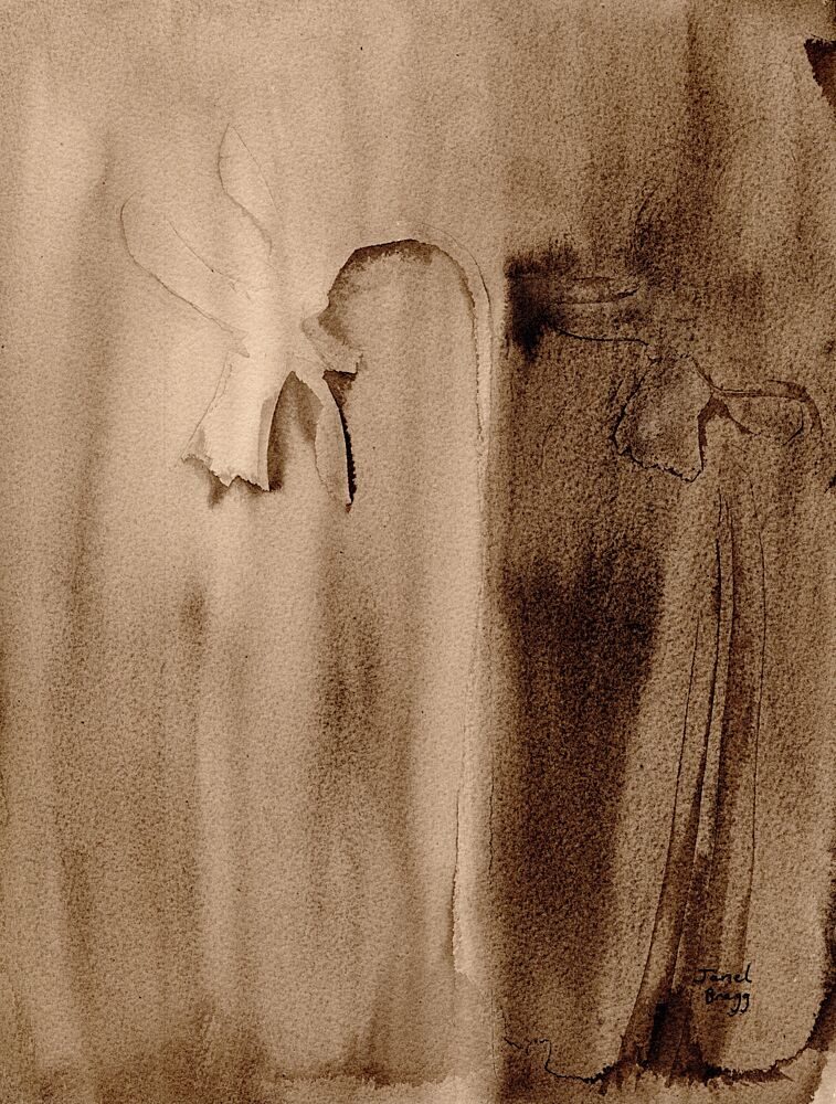 Washed Sepia Bloom art print by Janel Bragg for $57.95 CAD