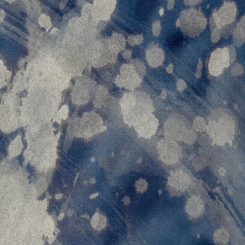 Abstract Blue Splatter art print by Dina Dankers for $57.95 CAD