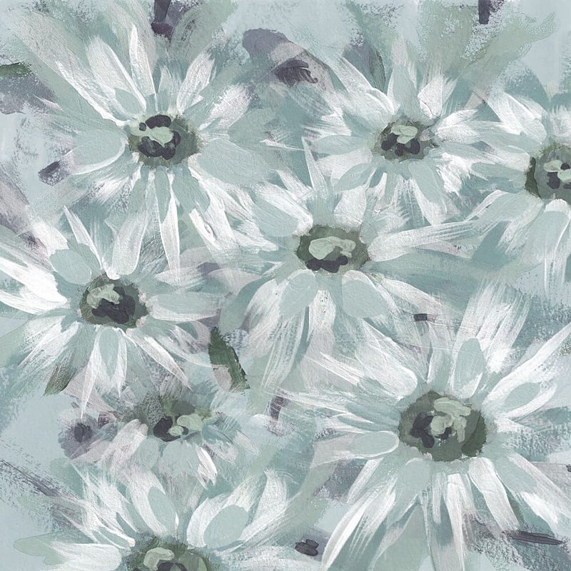 Soft Blue Daisies art print by Lori Ann Folz for $57.95 CAD