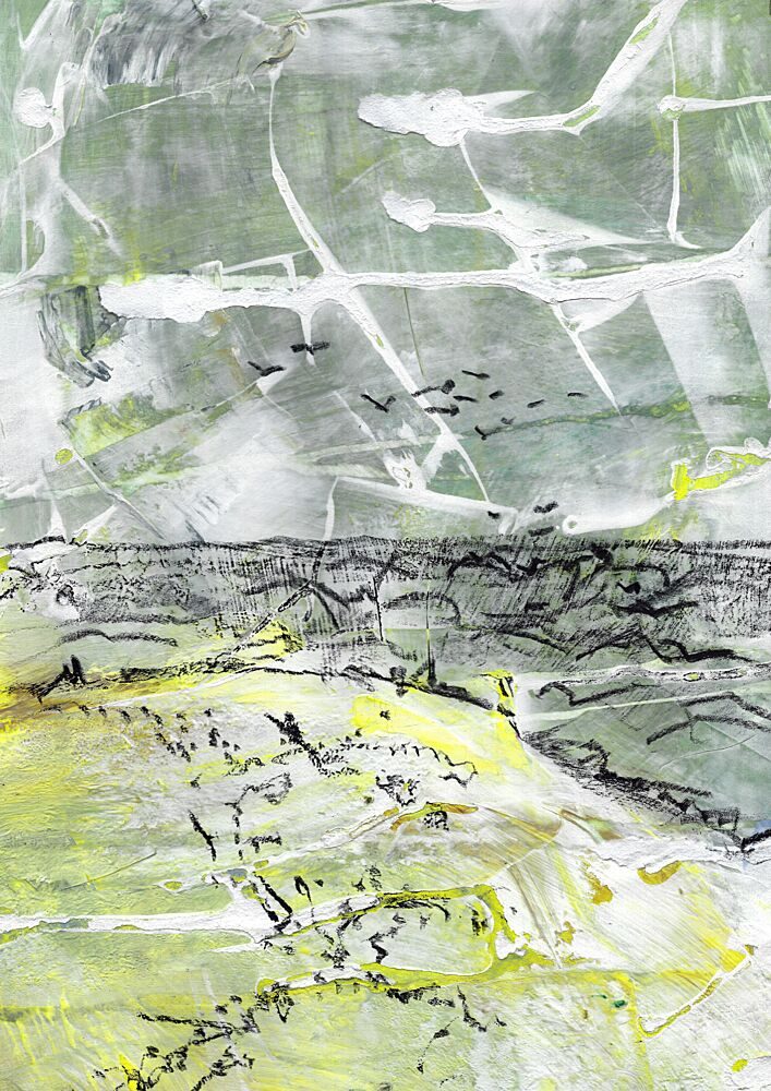 Green Fields Horizon art print by Annick for $57.95 CAD