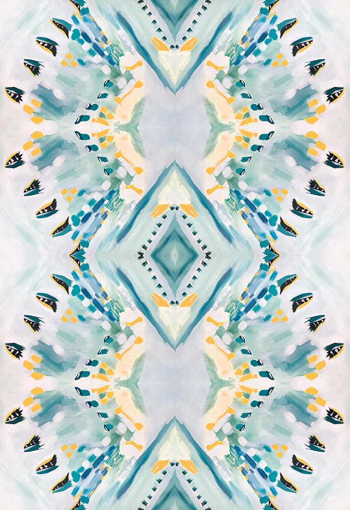 Symmetrical Brushstroke Pattern art print by Breanna Megan Studio for $57.95 CAD