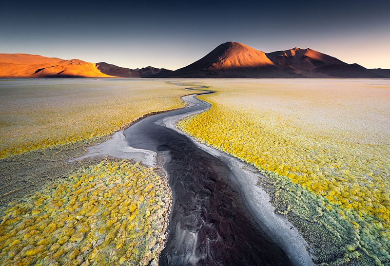 Golden Sulfur River art print by Karol Nienartowicz for $57.95 CAD