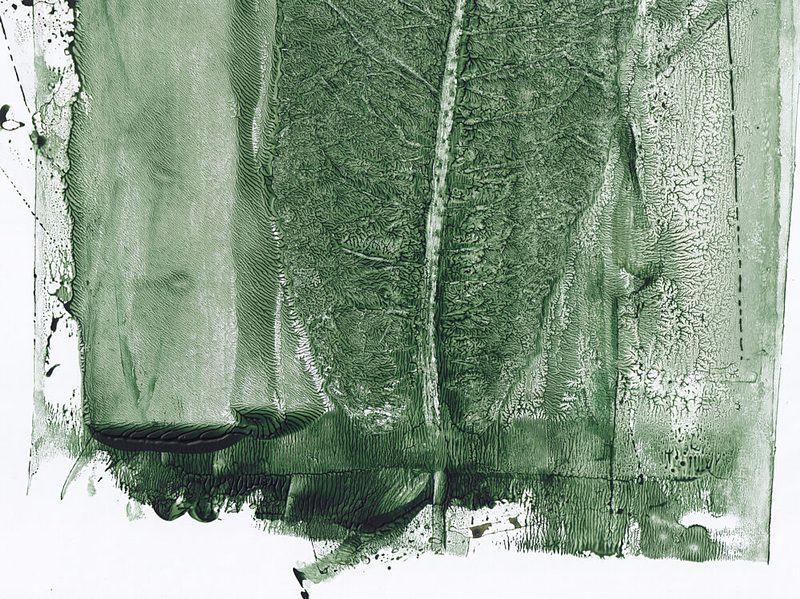 Abstract Green Forest art print by Maira Ribena for $57.95 CAD