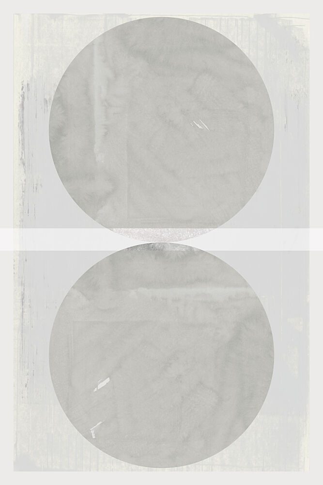 Soft Gray Circles art print by Cartissi for $57.95 CAD