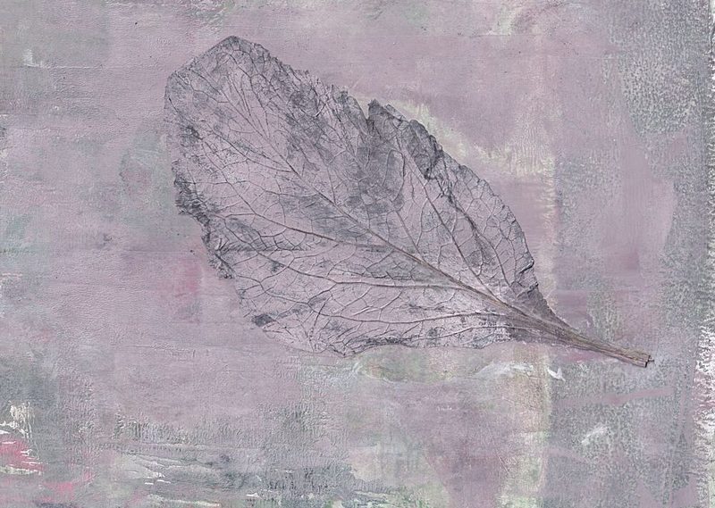 Muted Lavender Leaf art print by Maira Ribena for $57.95 CAD