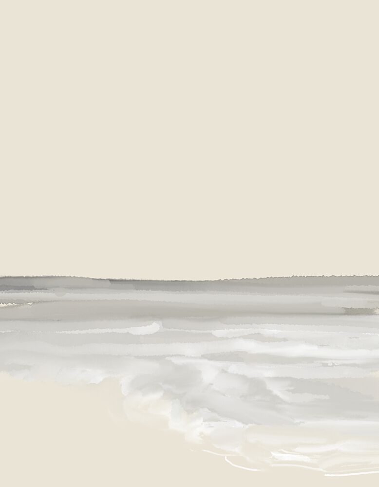 Serene Abstract Seascape art print by Josie George for $57.95 CAD