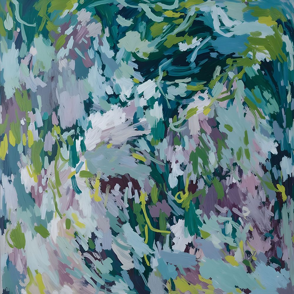 Your Calm Energy - Blue Abstract Print art print by Edie for $57.95 CAD