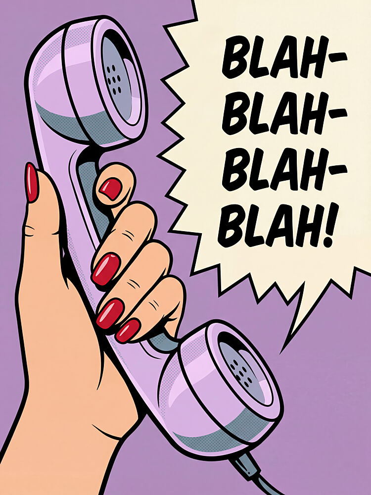 Blah Blah Blah art print by Andreas Magnusson for $57.95 CAD