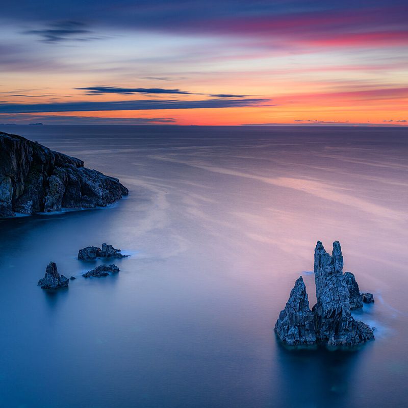 Coastal Sunset Serenity art print by Franco Ameli for $57.95 CAD