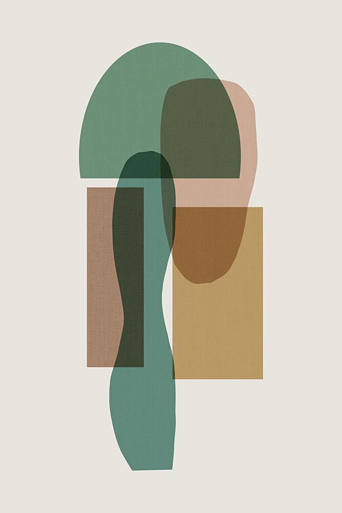 Earthy Abstract Forms art print by Cartissi for $57.95 CAD
