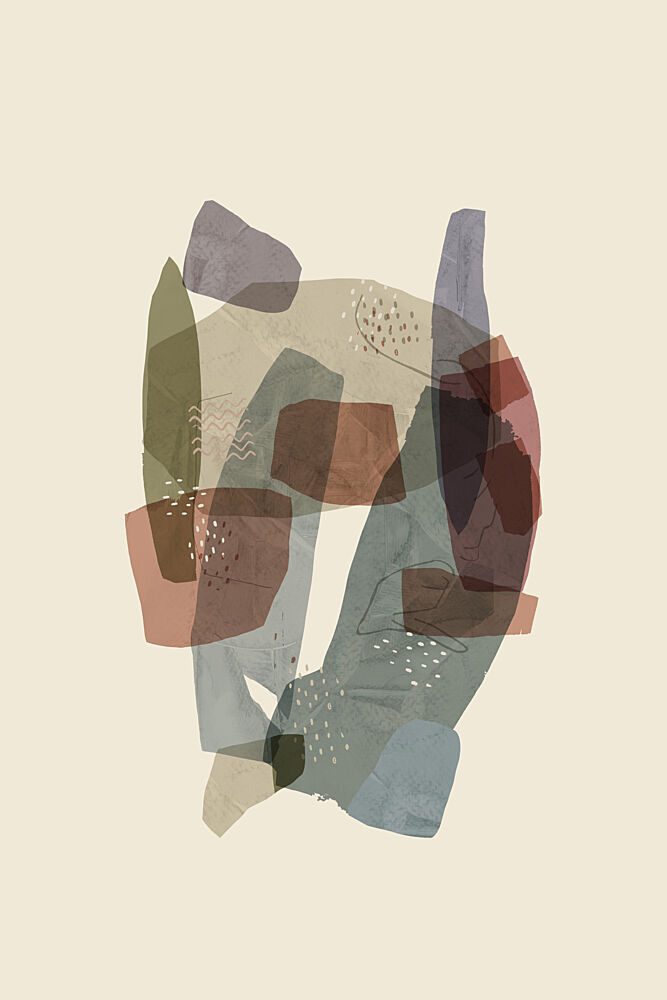 Organic Abstract Shapes art print by Cartissi for $57.95 CAD