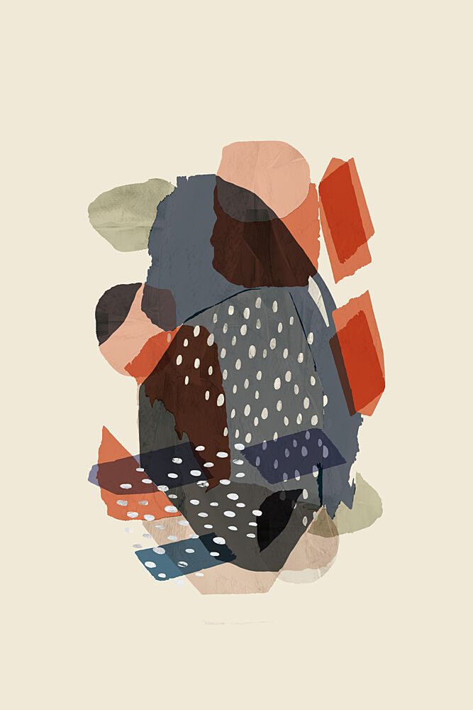 Modern Earthy Collage art print by Cartissi for $57.95 CAD