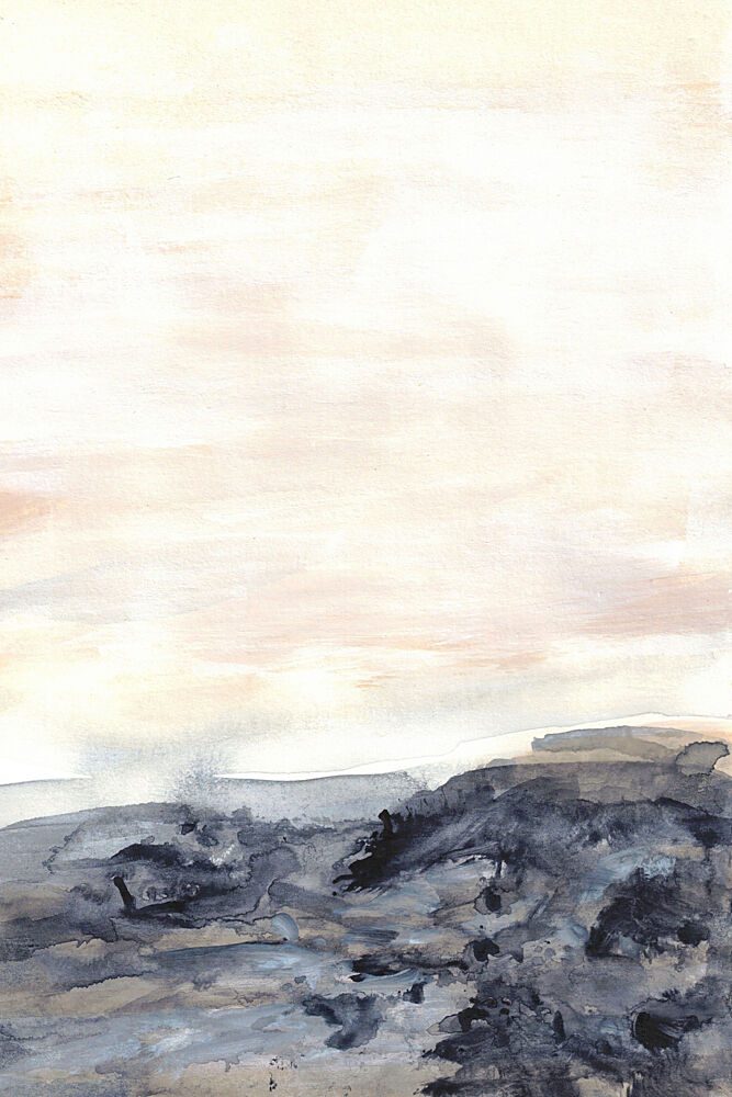 Serene Abstract Landscape art print by Lori Ann Folz for $57.95 CAD