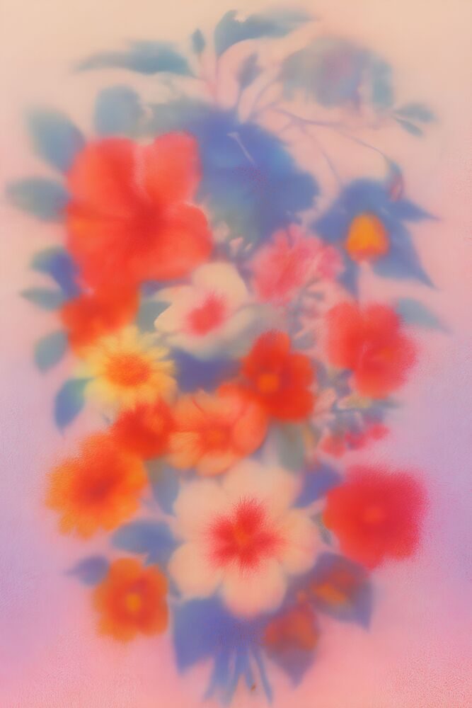 Dreamy Floral Impression art print by Frida Floral Studio for $57.95 CAD