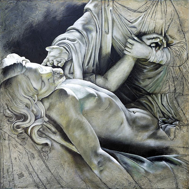 Pieta Sacred Lament art print by Eduardo Jimenez Aguirre for $57.95 CAD