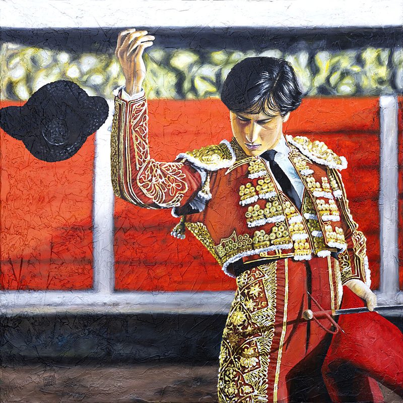 Golden Matador Pose art print by Eduardo Jimenez Aguirre for $57.95 CAD
