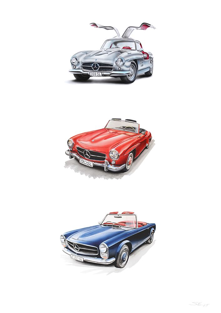 Timeless Classic Cars art print by Steve Erwin for $57.95 CAD