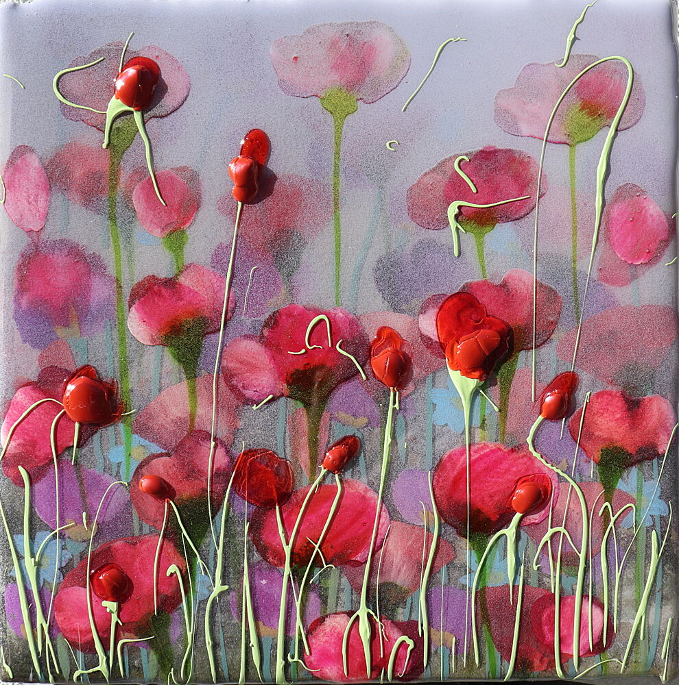 Vibrant Red Poppies art print by Donatella Marraoni for $57.95 CAD
