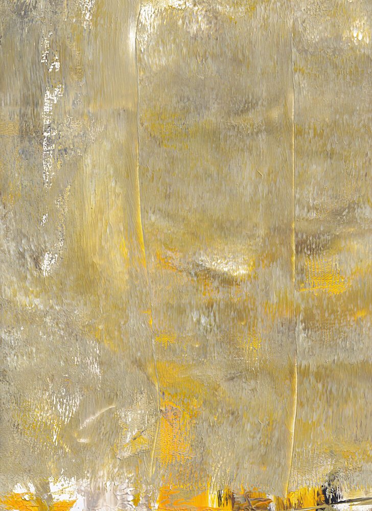 Shimmering Gold Abstract art print by Maira Ribena for $57.95 CAD