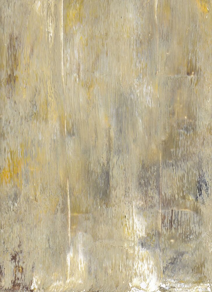 Textured Gold Abstraction art print by Maira Ribena for $57.95 CAD