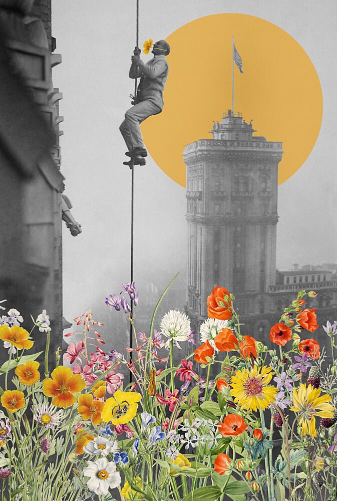 Urban Bloom Ascent art print by Marja van den Hurk for $57.95 CAD