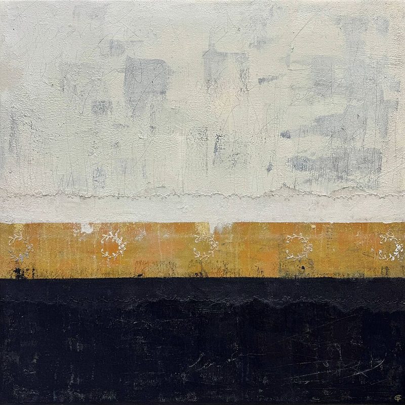 Golden Horizon Layers art print by Carolina Gardheim for $57.95 CAD