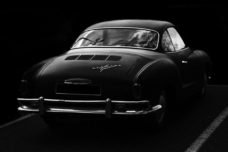 Vintage Car Silhouette art print by Christophe Baldy for $57.95 CAD