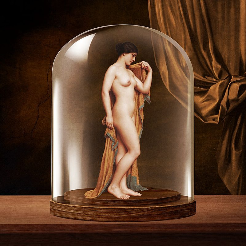 Classical Nude under Dome art print by Marja van den Hurk for $57.95 CAD