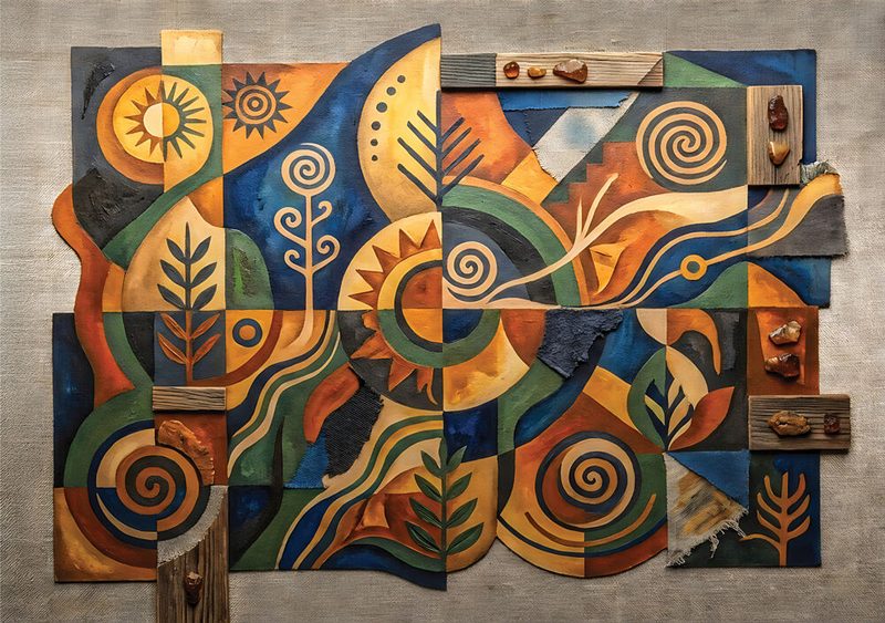 Earthy Organic Patterns art print by Anete Purina-Purite for $57.95 CAD