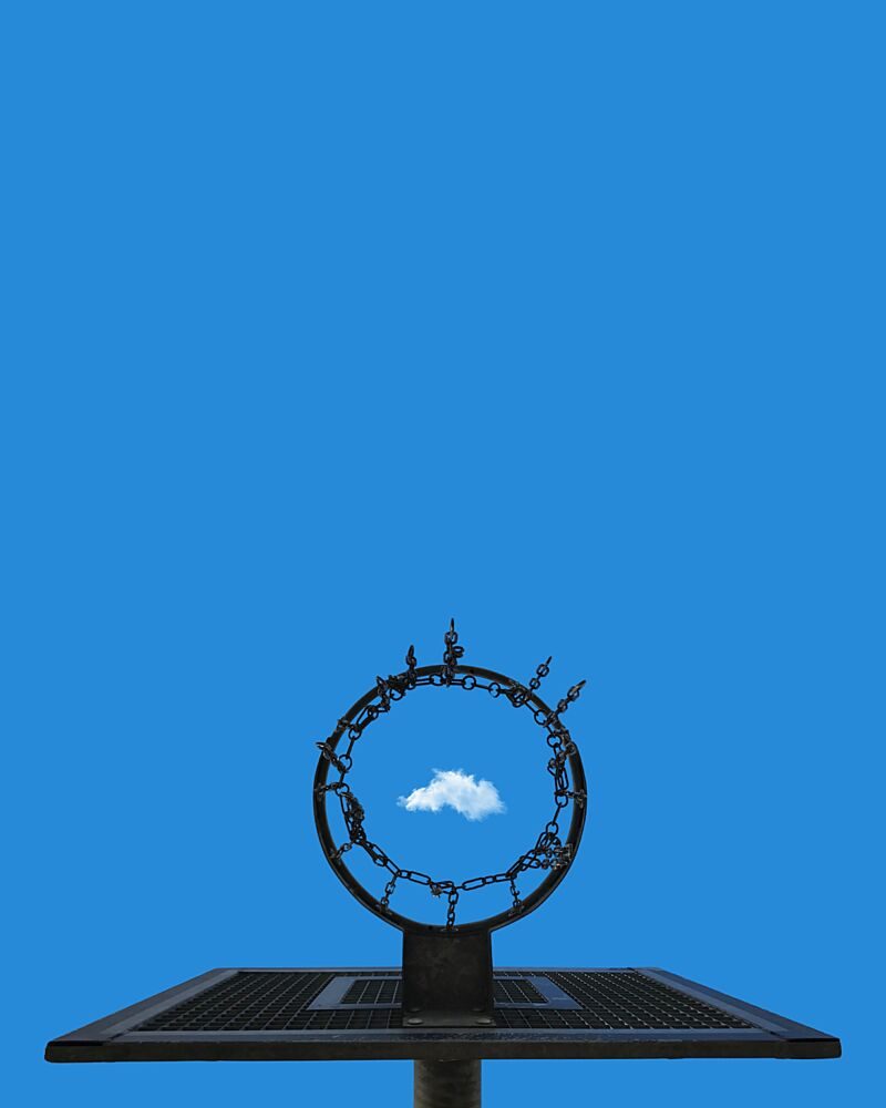 Cloud Through the Hoop art print by Aliz Locsei for $57.95 CAD