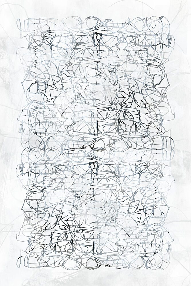 Interwoven Abstract Lines art print by Cartissi for $57.95 CAD