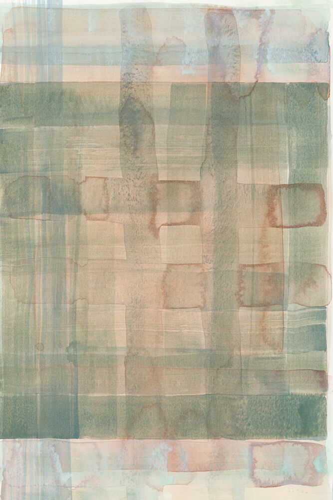 Muted Grid Layers art print by Cartissi for $57.95 CAD
