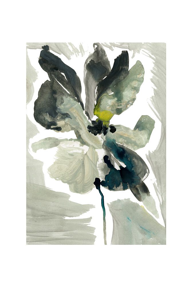 Muted Floral Abstract art print by Cartissi for $57.95 CAD