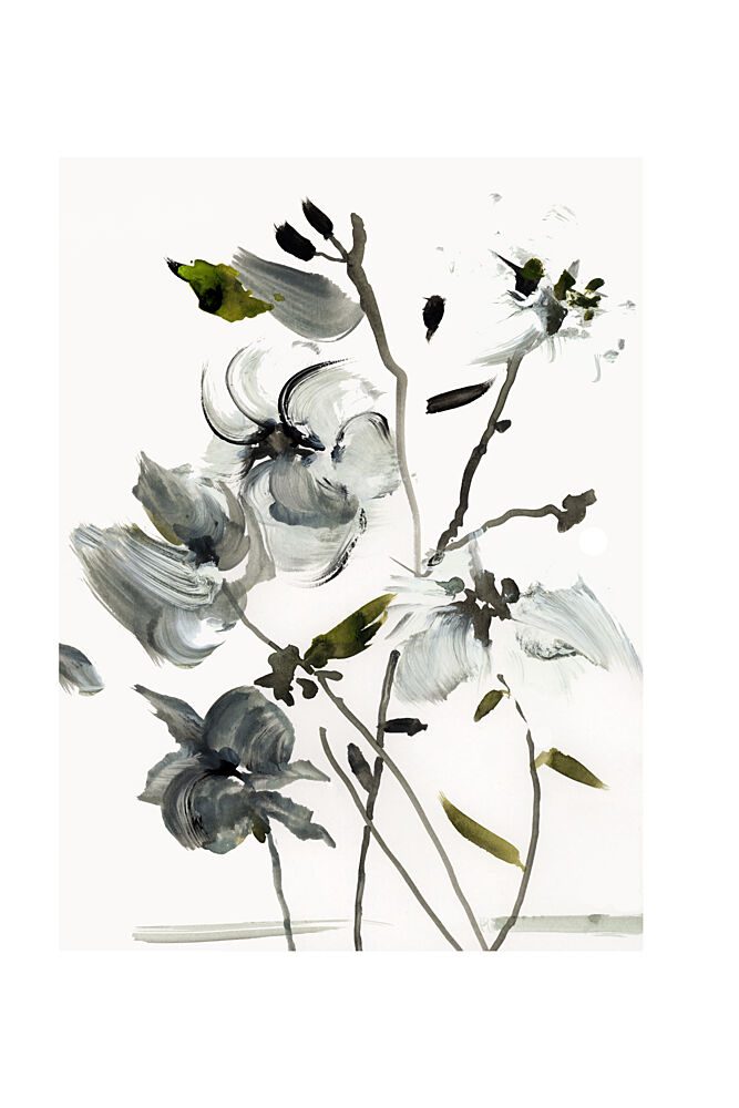 Elegant Abstract Flowers art print by Cartissi for $57.95 CAD
