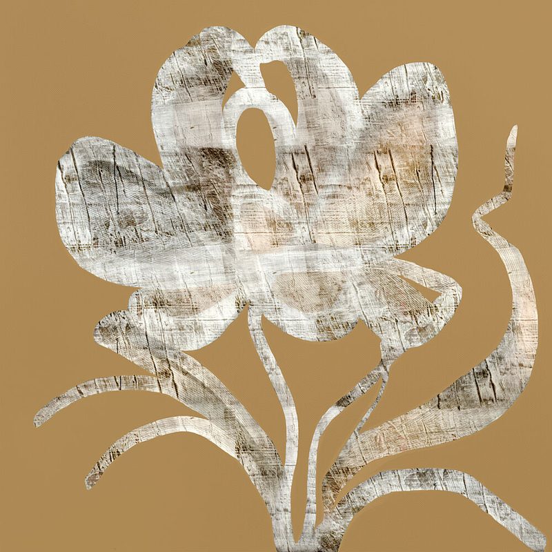 Rustic Wood Flower art print by Cartissi for $57.95 CAD