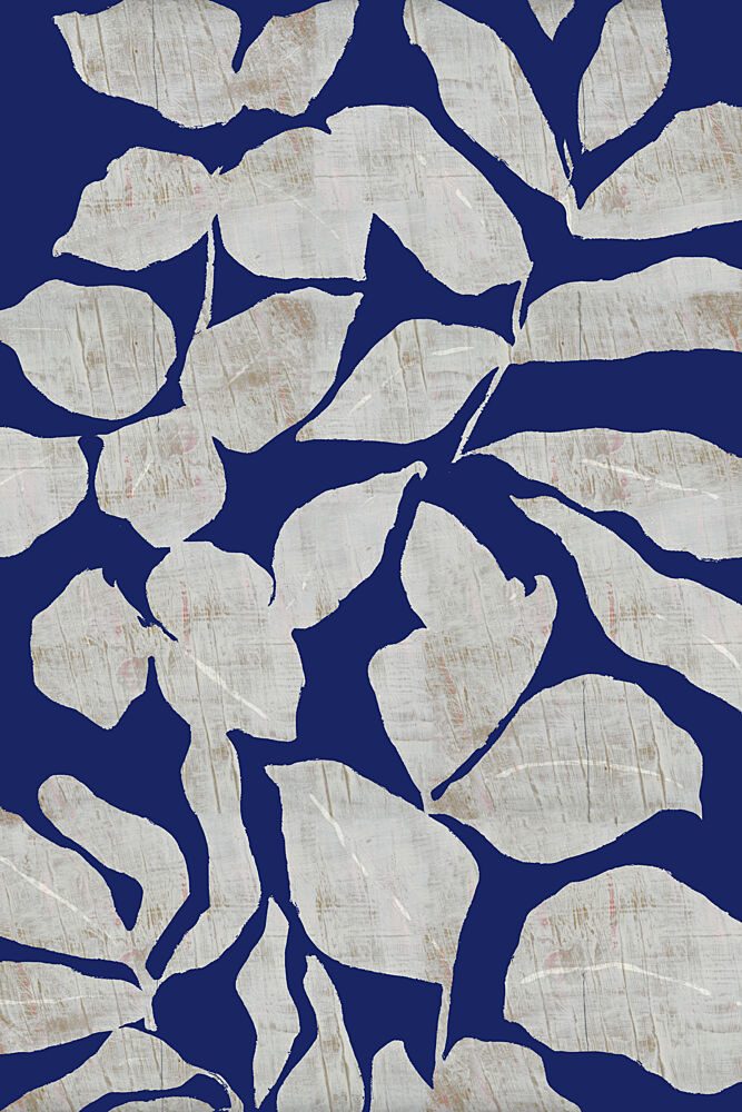 Abstract Botanical Blue art print by Cartissi for $57.95 CAD