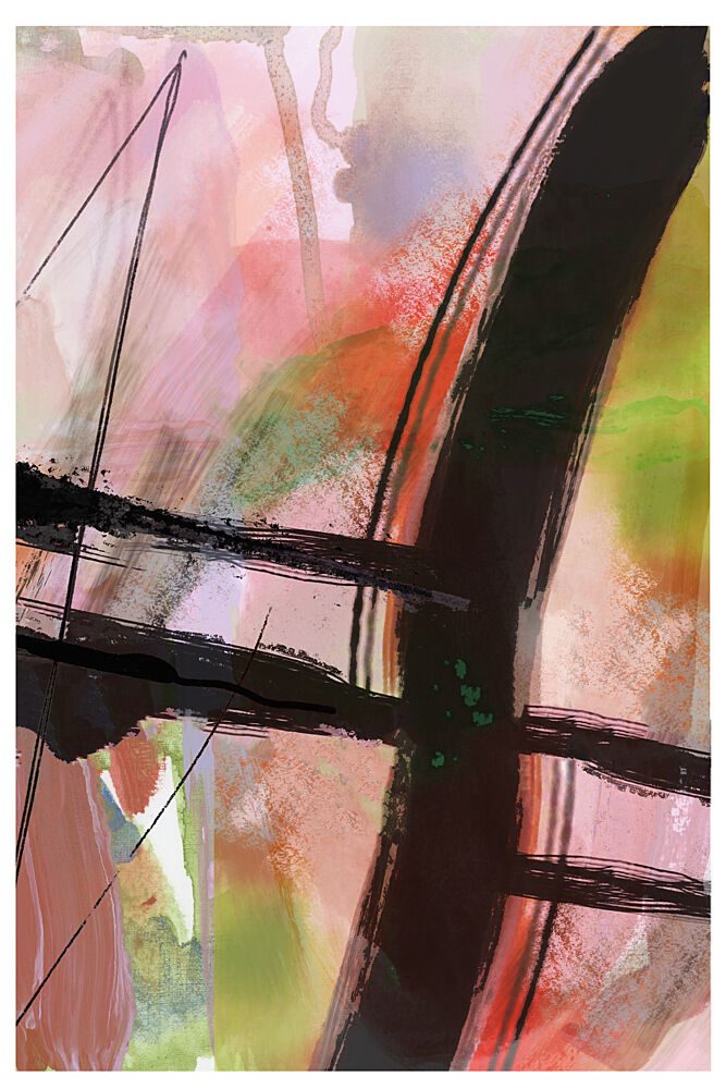 Dynamic Abstract Strokes art print by Cartissi for $57.95 CAD