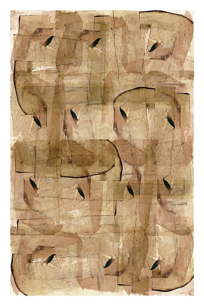 Abstract Earth Tones art print by Cartissi for $57.95 CAD