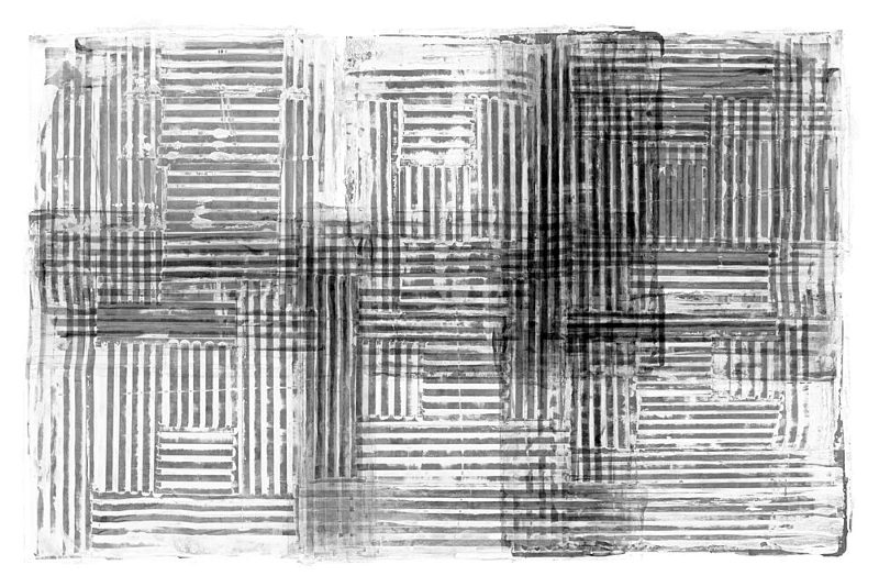 Abstract Textured Grid art print by Cartissi for $57.95 CAD