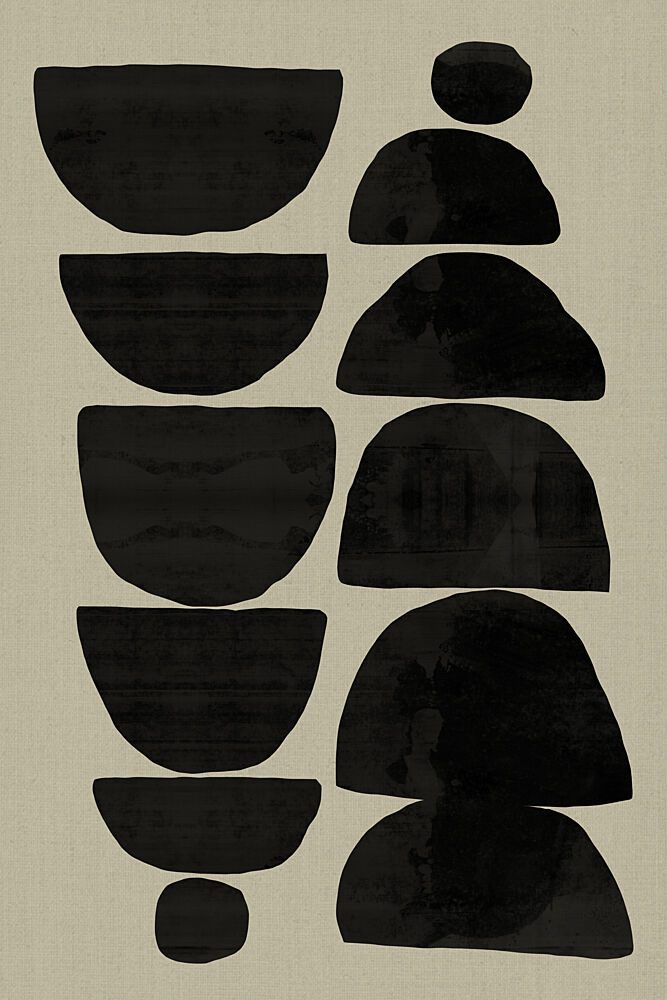 Stacked Zen Stones art print by Cartissi for $57.95 CAD