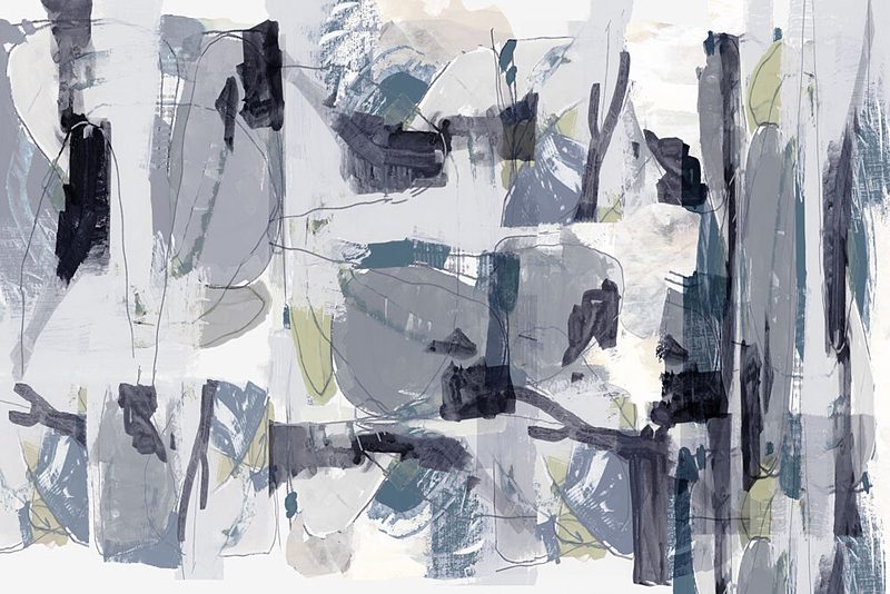 Abstract Forest Tones art print by Cartissi for $57.95 CAD