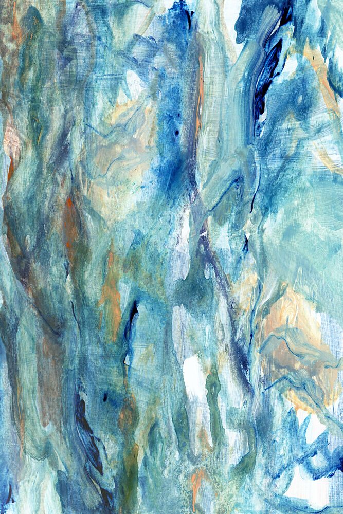 Serene Blue Depths art print by Cartissi for $57.95 CAD