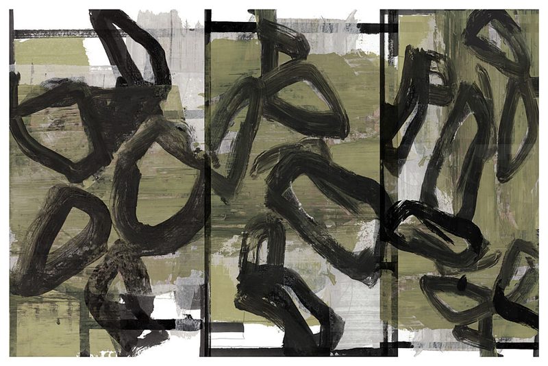 Dynamic Brushstroke Abstract art print by Cartissi for $57.95 CAD